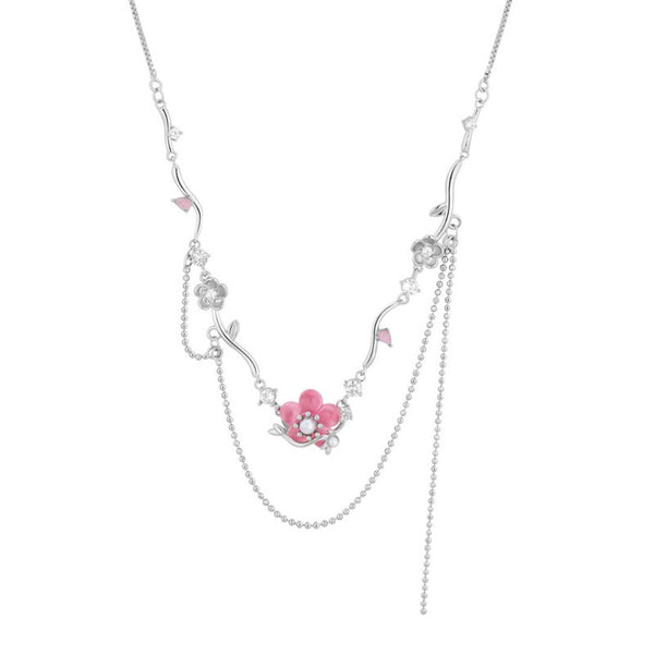 FJW sweet fairy flower necklace