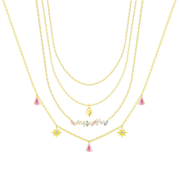 FJW S925 simple matching versatile exquisite necklace