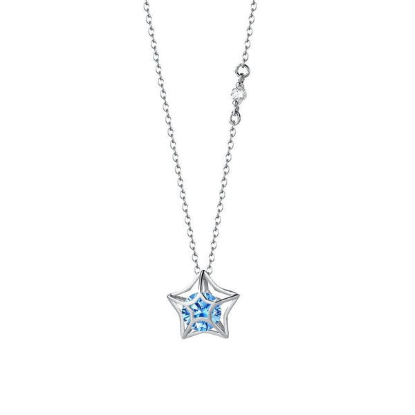 FJW S925 gentle pentagram necklace