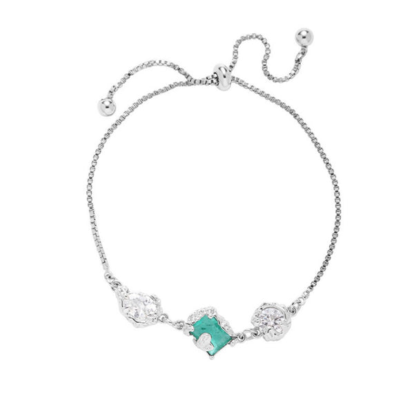 FJW blue green ice glass series bracelet