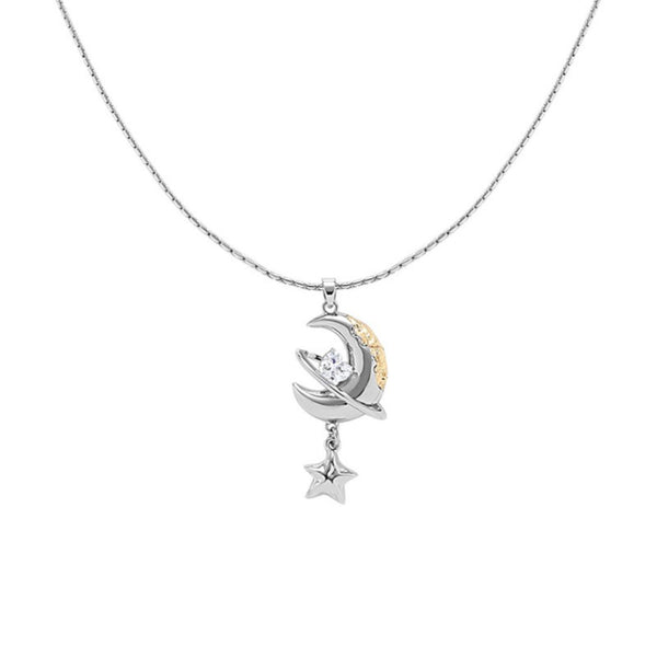 FJW moon star-ring sweet matching necklace