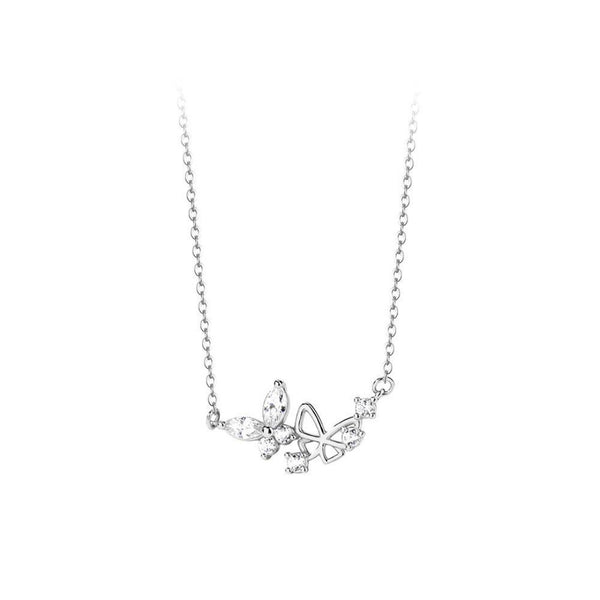 FJW S925 exquisite butterfly necklace